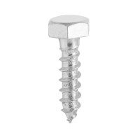 WOOD SCREW WITH A HEXAGONAL HEAD