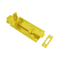 CLOSED LATCH WITH BENT LOCK BOLT