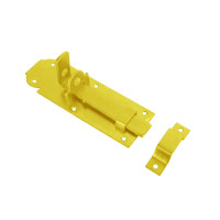 CLOSED LATCH WITH STRAIGHT LOCK BOLT