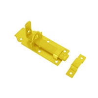 CLOSED LATCH WITH STRAIGHT LOCK BOLT