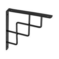 DECORATIVE STEEL BRACKET WITH A ZIGZAG