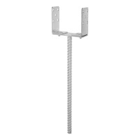 Adjustable postfoot with rod