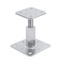 Adjustable postfoot with thread