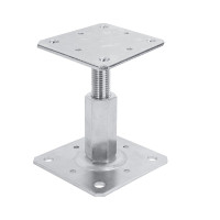 Adjustable postfoot with thread