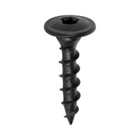 Decorative system garden screw with a washer head
