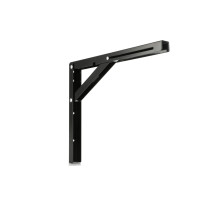 Folding steel bracket with lock