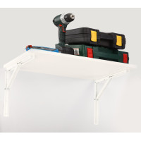 Folding steel bracket with lock