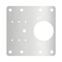 Cabinet hinge repair plate