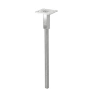 Base de poste largo ajustable verticalmente