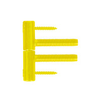 Door hinge 15 mm with screws