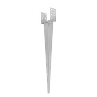 Reguliuojamas įkalto stulpo pagrindas