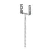 Adjustable postfoot with rod