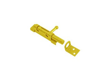 NARROW LATCH WITH ROUND LOCK BOLT