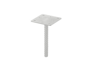 Podstawa słupa stała z podstawką z blachy