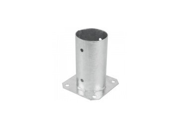Screwed round column base