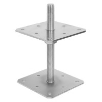 Adjustable postfoot with thread