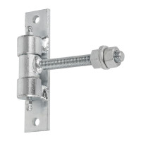 Adjustable hinge for screwing, long