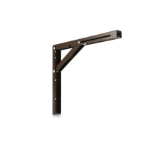 Folding steel bracket with lock