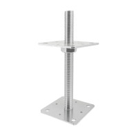 Adjustable postfoot with thread