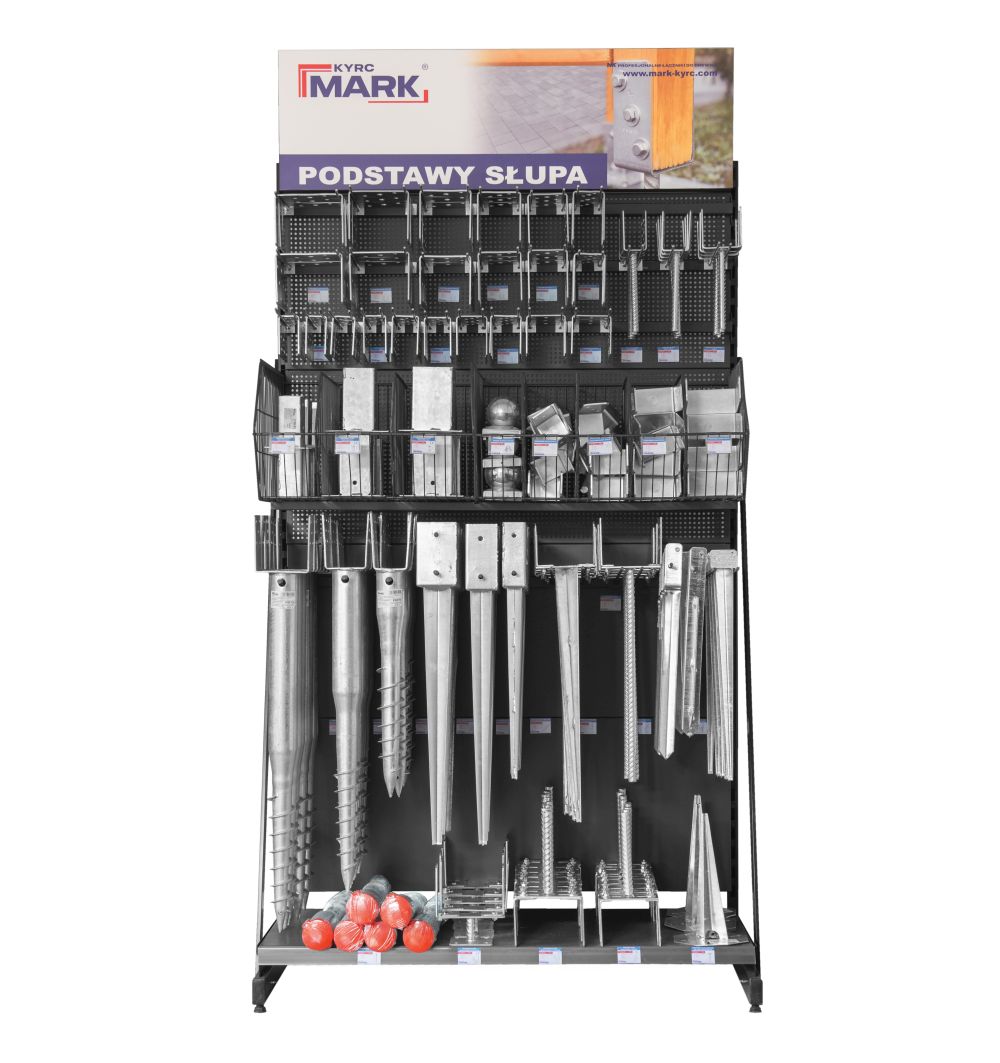 Regał: Podstawy słupa 1x