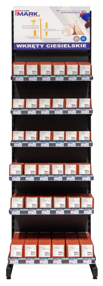 Regał: Wkręty ciesielskie