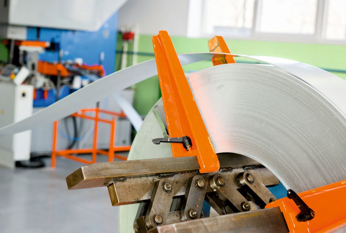 Zdjęcie blachy w magazynie