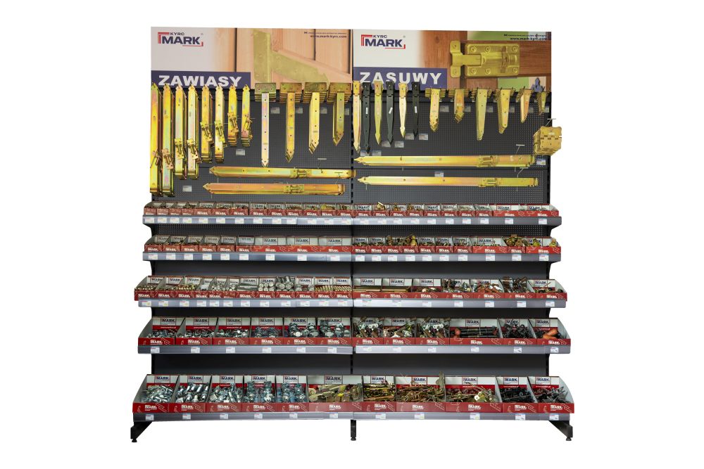 Regał: Zasuwy i zawiasy